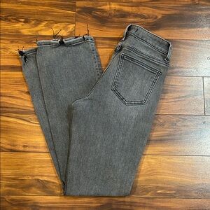 Gray/Black Washed Jeans